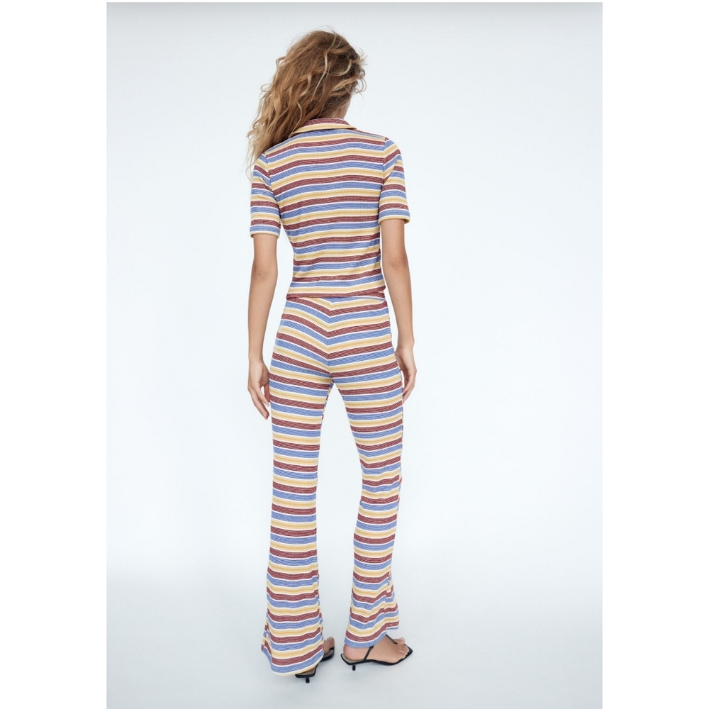 Zara Textured Rib Pant - Picture 5 of 10